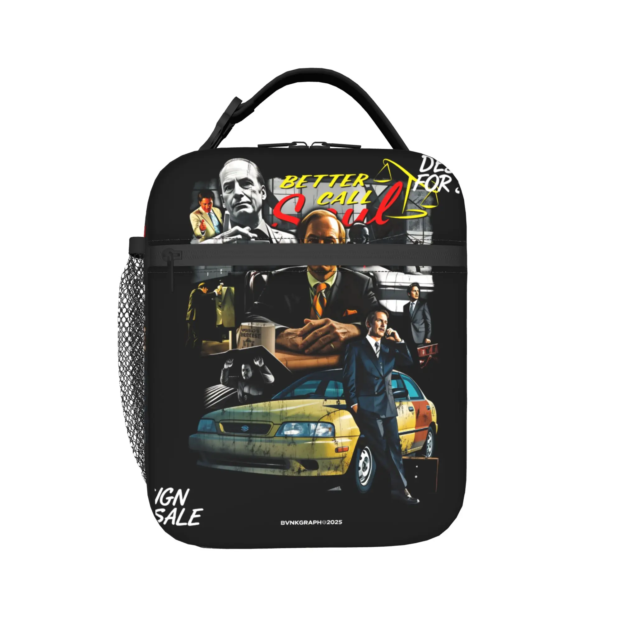 Better Call Saul Crime Television Lunch Bag Breaking Bad Lunch Box Outdoor Picnic Portable Tote Food Bags For Adult Cooler Bag