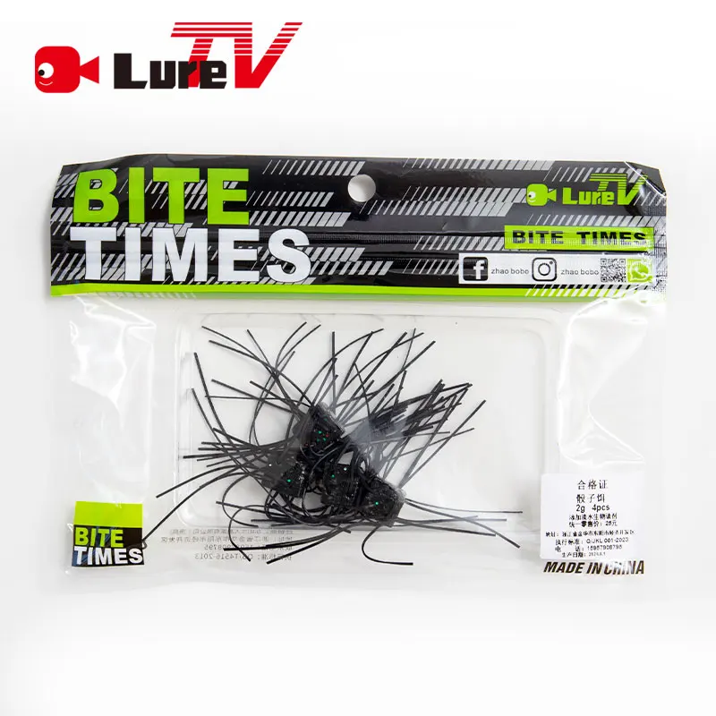 luretv OSP same style  Japan lure rubber dice bait 4pcs