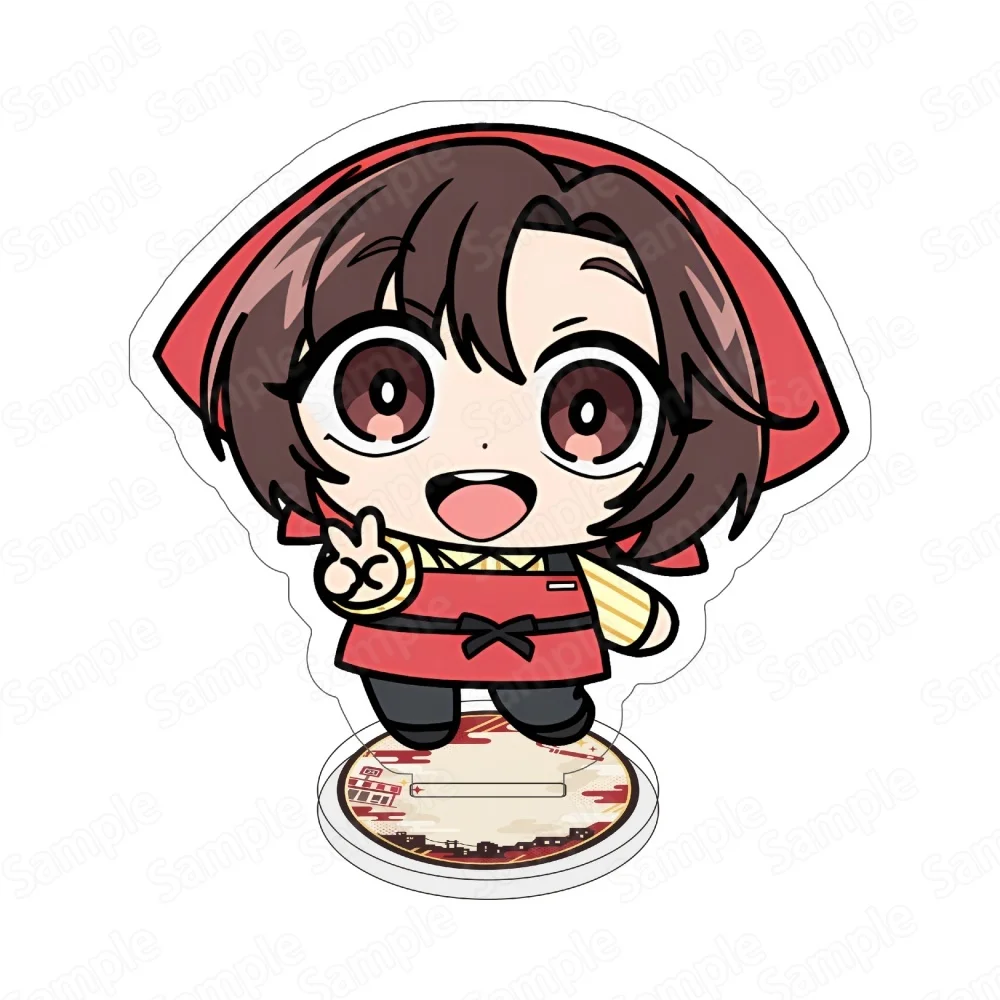 Anime Behind the Supermarket Smoking with You Acrylic Keychain 10cm Chibi Sasaki Yamada Figure Standee Desk Decor Keyring Gift