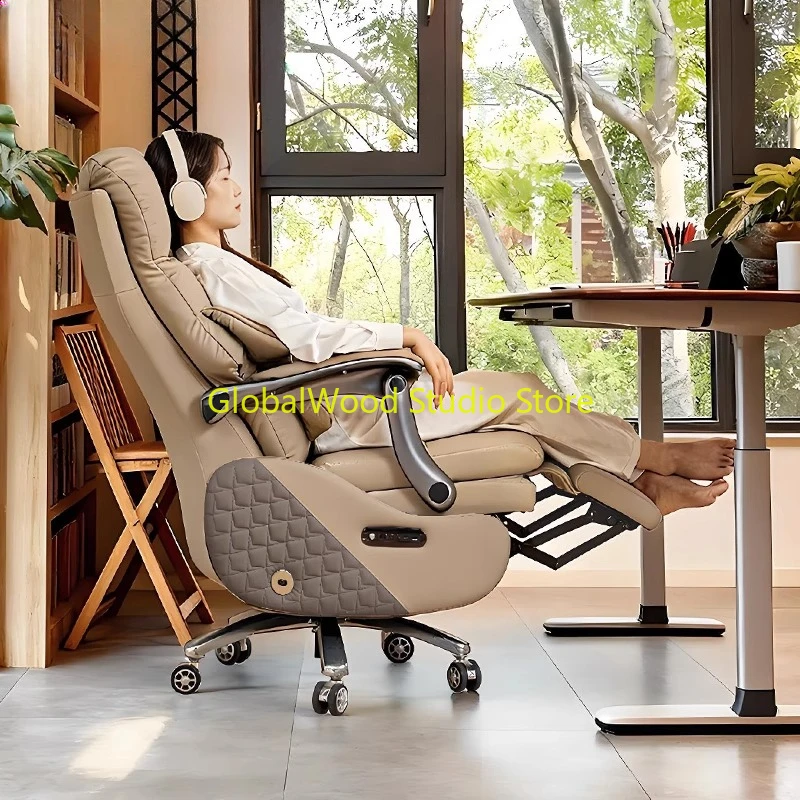 

Кресло Настольная подставка Офисное кресло Кресло босса без колес Кресло для руководителя Натуральная кожа Кресло Electrich