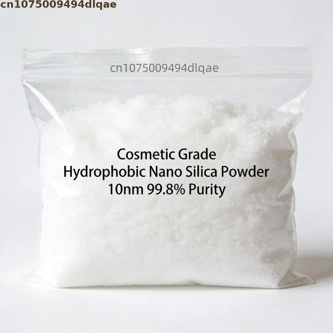 10nm 99.8% Purity Oleophilic Nano Silica Powder Coupling Agent Modified Silicon Dioxide Superfine White Carbon Black