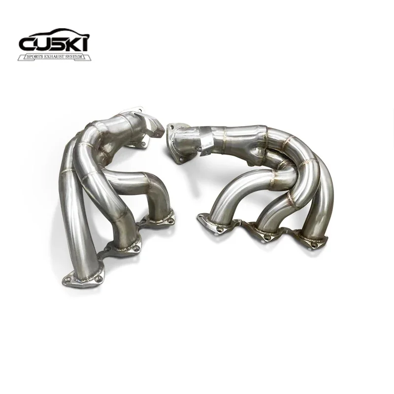 High Flow Exhaust Manifold for Porsche Cayman 718GT4 RS 4.0 2021-2024 quality stainless steel car Exhaust Modification