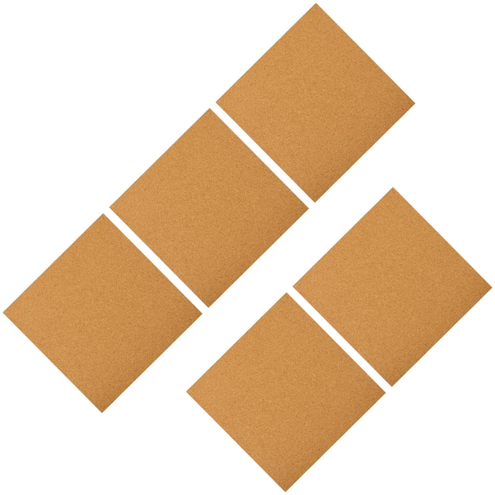

5pcs 300x300x1mm Board Cork Paper Bulletin Board Tiles Self Adhesive Self-Adhesive Cork Boards Wall Decor Home Office