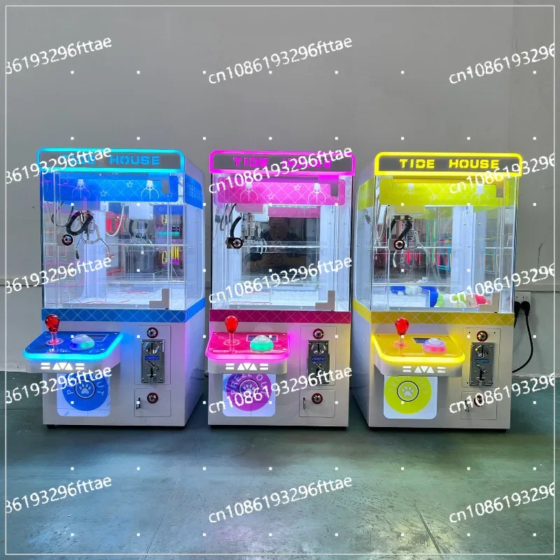 Small Household Children's Doll Grabbing Machine, Mini Boutique Machine, Coin-operated Commercial Clip Candy Machine