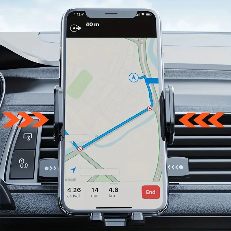 New Car Phone Holder Universal Car Foldable Rotatable GPS Phone Stand Air Vent Mounts Auto Interior Accessories Car Bracket view 4