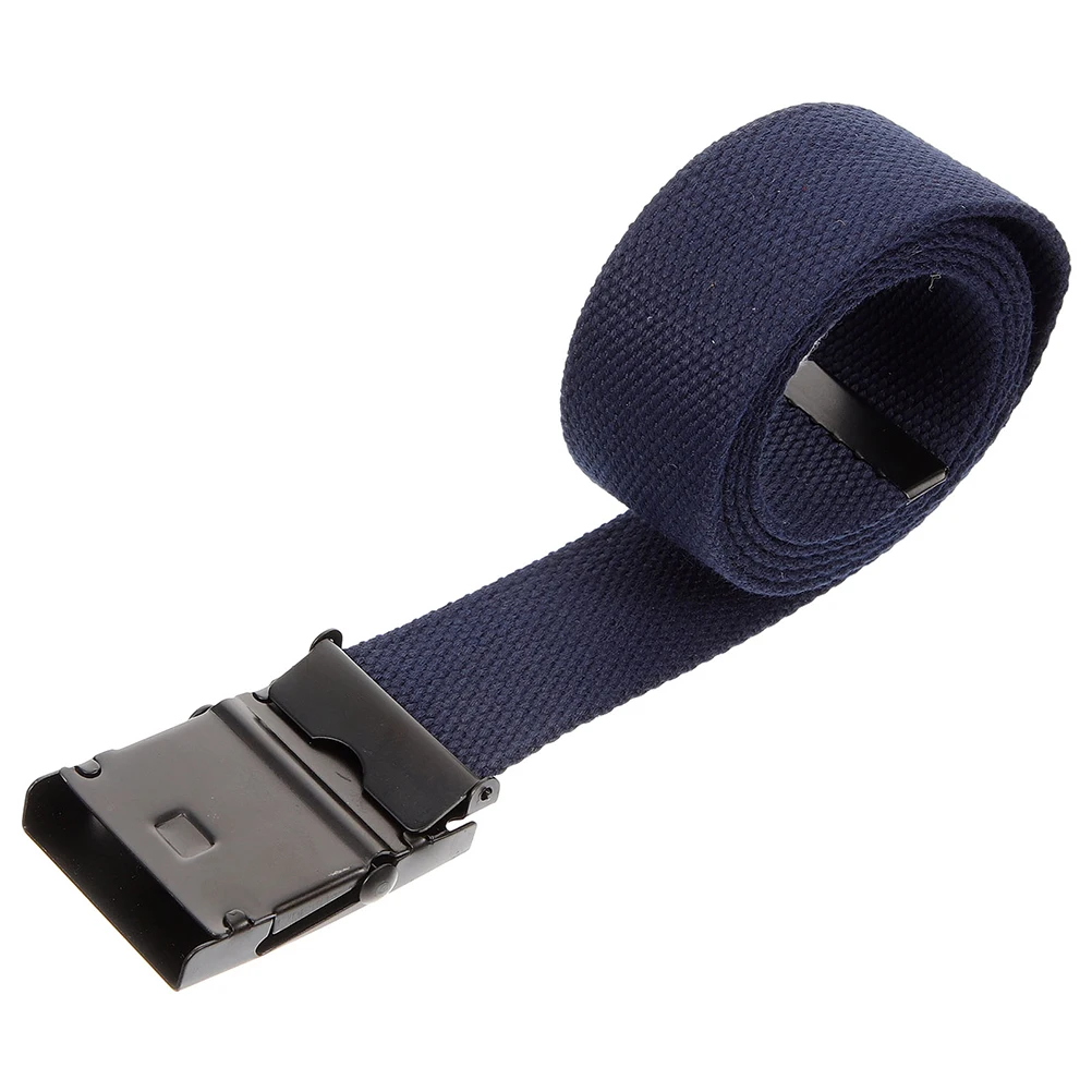 

Men'S Canvas Work Military Buckle Durable Adjustable Waist Belt For Men Trendy Fashionable Belt Gentlemen Accessory