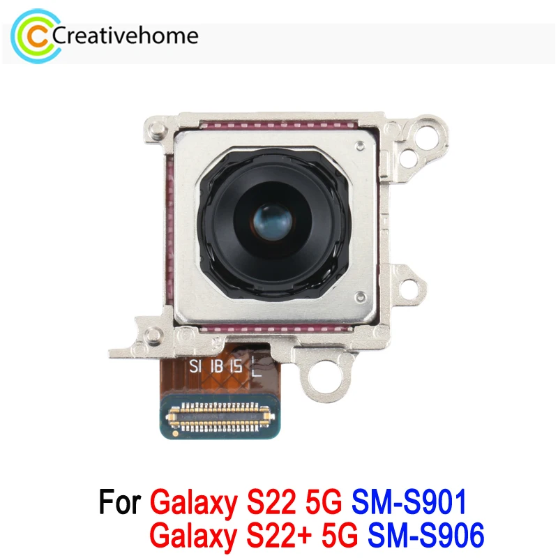 Rear Main Camera For Samsung Galaxy S22 5G SM-S901 / S22 Plus 5G SM-S906 Back Main Camera Repair Replacement Spare Part