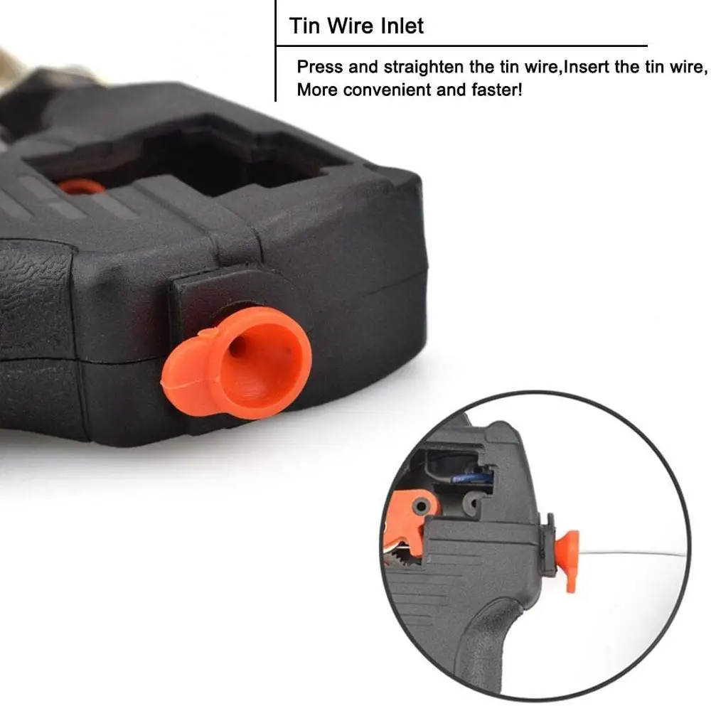 Handheld Welding Machine Gun 60W Internal Heating Welding Repairing Tools Electric Soldering Iron Kit Automatic Send Tin Gun