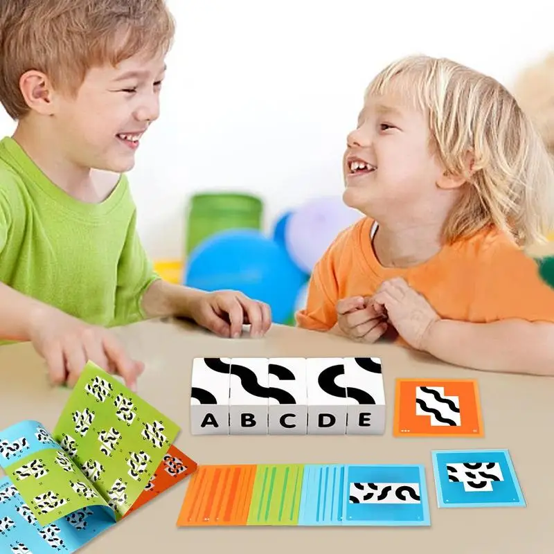 회전 빌딩 블록 대화 형 교육 재미 있은 퍼즐 보드 액션 학습 장난감 두뇌 티저 게임 감각 빌딩 장난감