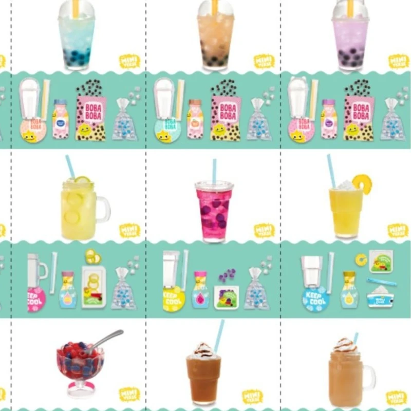 New Mini DIY Verse Make It Mini Food Diner Series 1 Ice Cream Shop Bundle Mini Collectibles Resin Play Toy Set Gifts for Girls