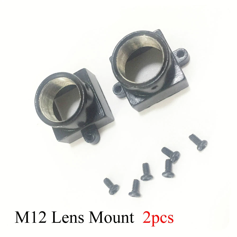 2PCS Metal M12 Lens Mount MTV Security CCTV Camera M12 Lens Holder Bracket Support Board Module for CCD AHD TVI 1080P Mini Cam