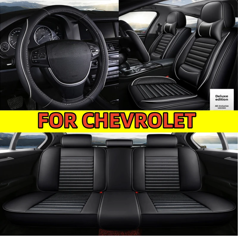 

FOR CHEVROLET car seat covers are waterproof and wear-resistant, with high-end PU leather covering both the front and rear seats