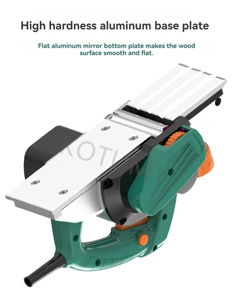 Electric Wood Planer High Performance Tool For Renovation Site Wood Board Planing Construction Processing Equipment