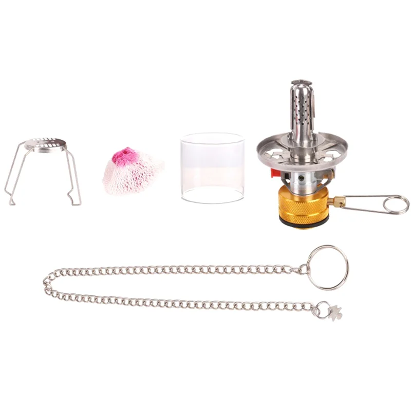 

SYW-Mini Gas Lamp Outdoor Camping Lantern Tent Lamp Flashlight Hanging Mini Camping Portable Glass Lamp Camping Equipment