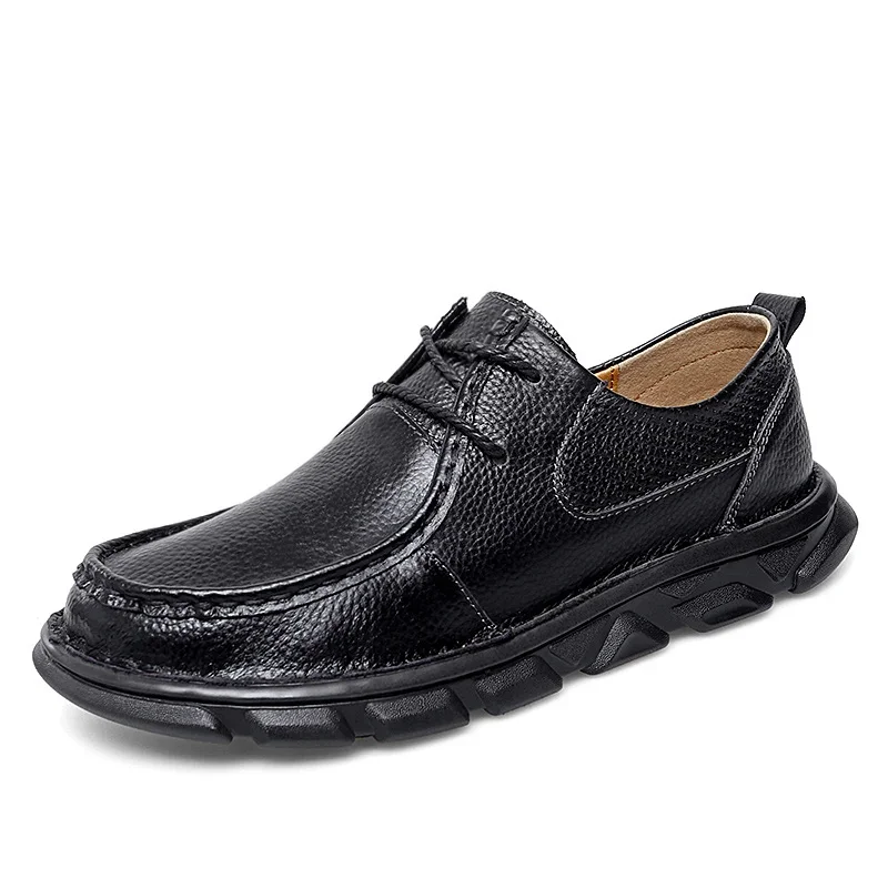 Merk Echte Lederen Heren Casual Schoenen Lichtgewicht Zakelijke Heren Schoenen Comfortabele Heren Rijschoenen Heren Loafers Sneakers