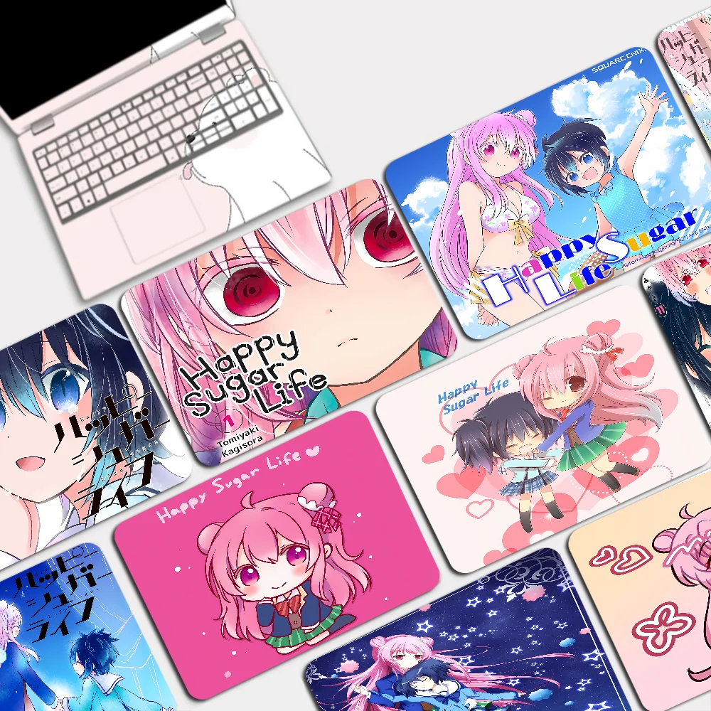 

Happy Sugar Life Mousepad Anti-Slip Gaming Mouse Pad Gamer Desk Mat Keyboard Pad Decoration Mause Pad Office Desk Accessories