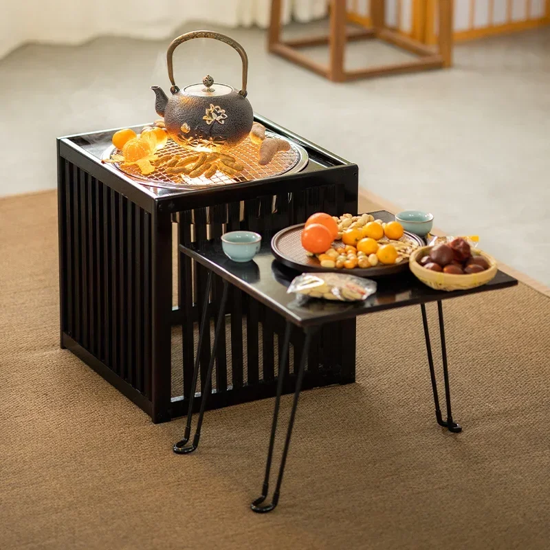 Stove Cooking Tea Table Roast Tea Table Outdoor Chinese Balcony Outdoor Courtyard