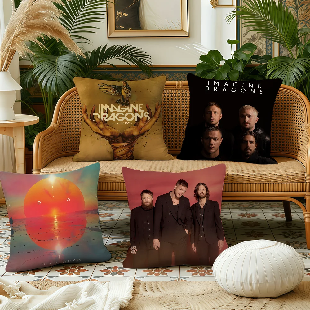 Band I-Imagine Dragons cushion cover Printed Pillow Unique Home Decor Sofa cushion cover, home decoration