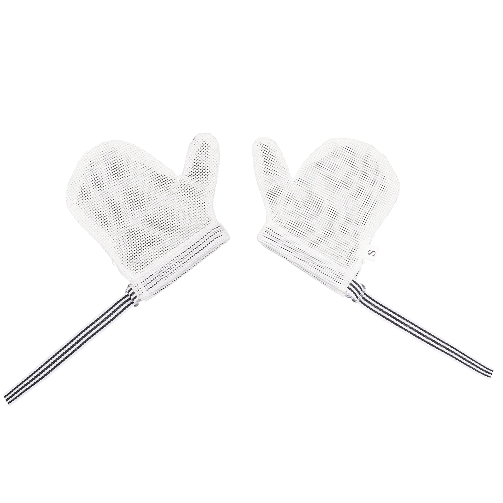 1 paire de gants Anti-suction pour nouveau-né, mitaines respirantes en maille, empêchent les rayures, frottements du visage, mitaine de dentition pour tout-petits