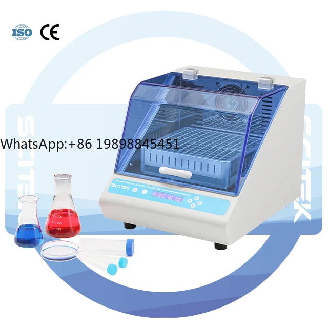 

Small Capacity Thermostatic Shaking Incubator Table Top LCD Display Incubation Shaker