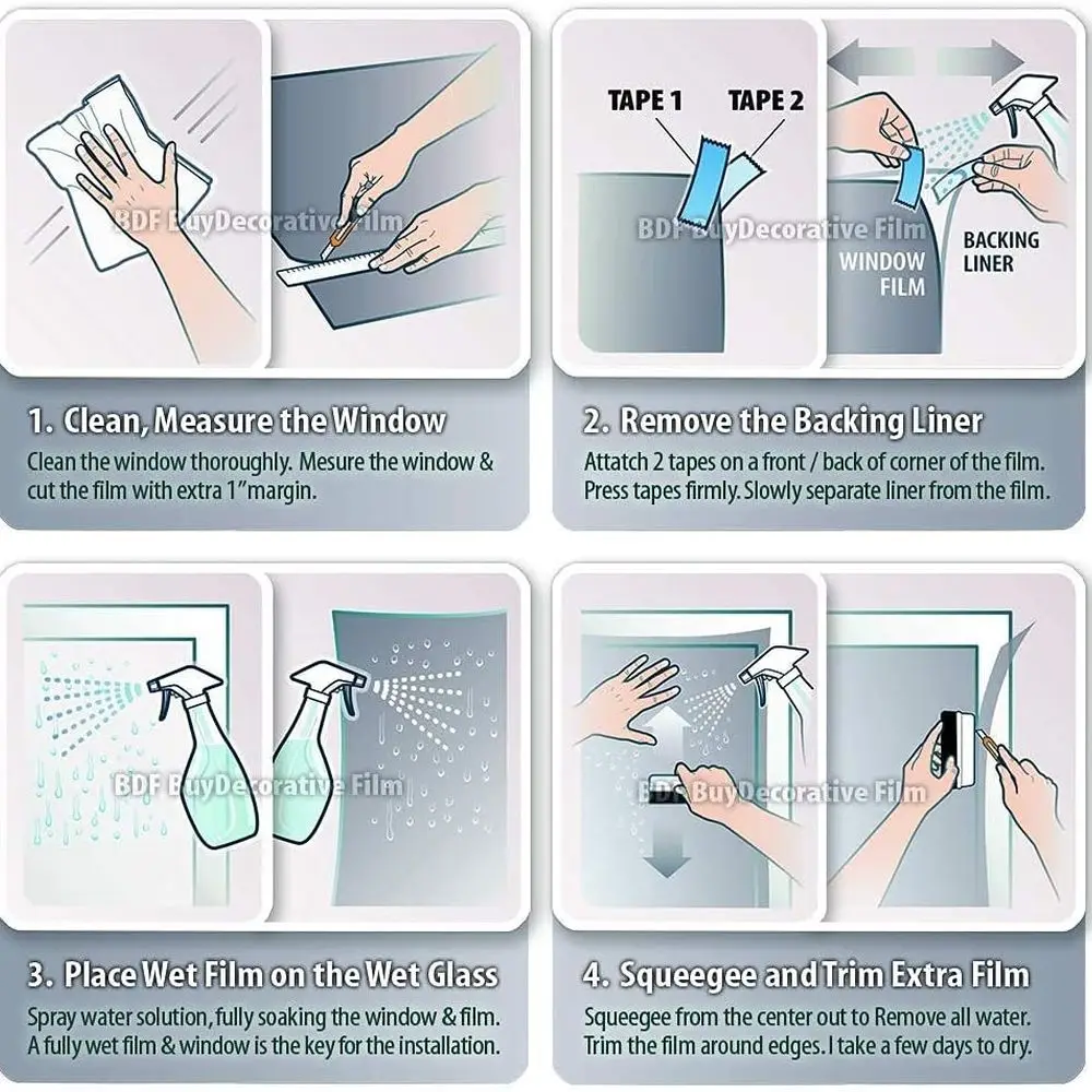 Reflective Silver Exterior Window Film - 35% Glare Reduction, 24 x 24ft