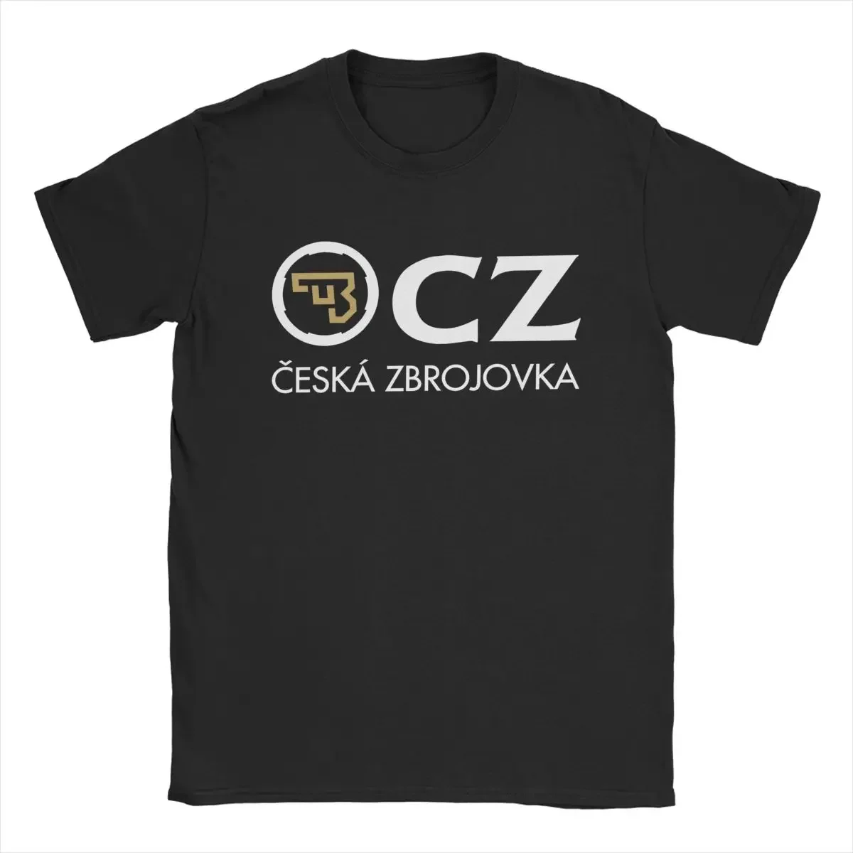 Ceska Zbrojovka T Shirt Short Sleeve Clothes Printed Apparel for Men Women 100% Cotton Vintage CZ Firearms T-shirt New Arrival