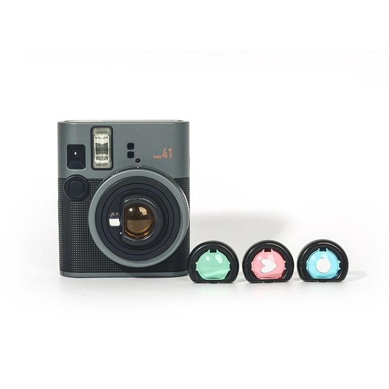 Camera Filter for Instax Mini 41 Camera 4-Color Filter Assist Ring