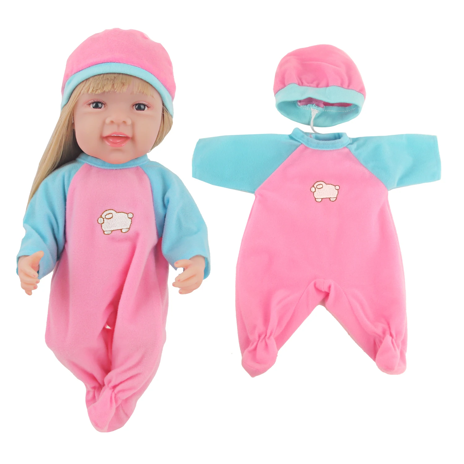 12-inch Baby Girl Doll Clothes Cute Cartoon Car Bird Rabbit Jumpsuit Dress Clothing Outfit For 30cm Newborn Cotton Girl Doll Toy