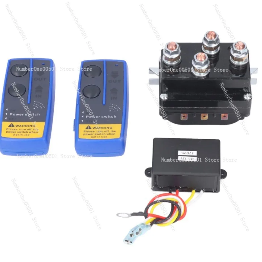 New 500A 12V Electric Winch Relay Control System Wireless Switch Off-Road Winch Appliance