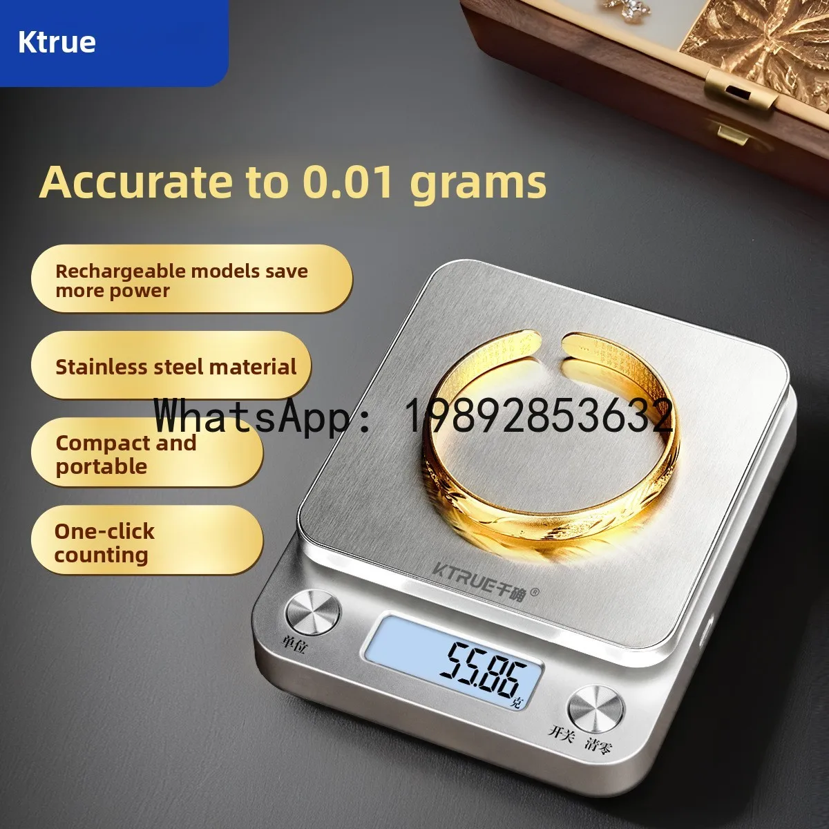 Zz high-precision gold & jewelry digital scale - gram scale for gold, silver, jewelry, tea, and traditional chinese medicine