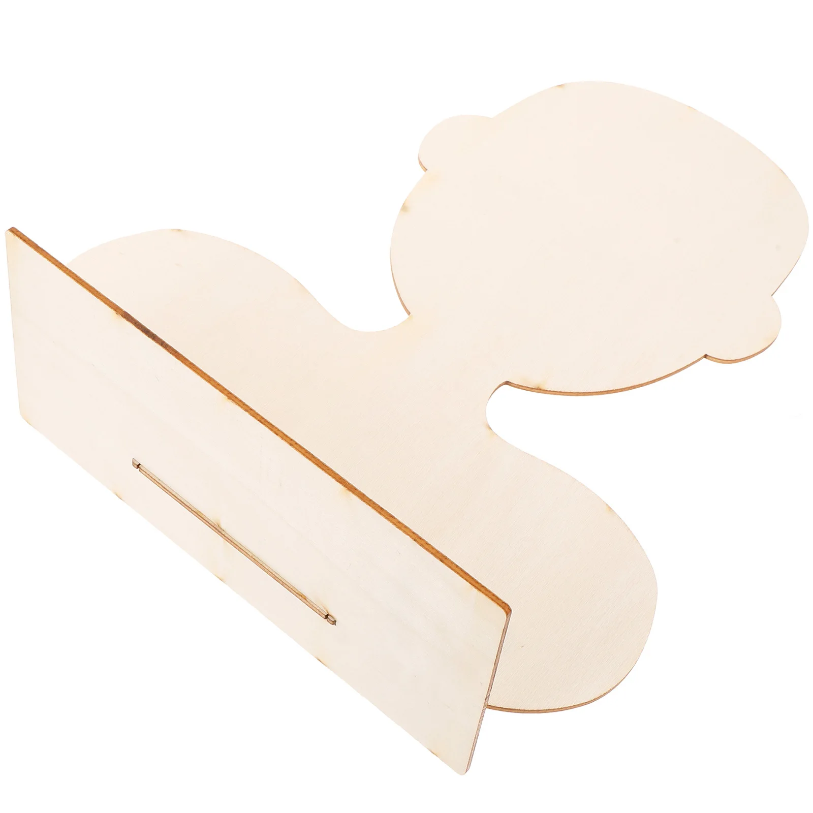 나무 초상화 클레이 보드 자연스러운 흰색 나무 캔버스 3D DIY 아트 공예 색칠 그림 장식 초상화 모양