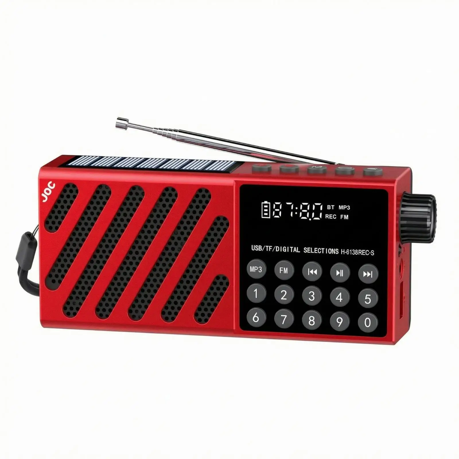 Quality Digital Button Radio Rechargeable Pocket Radio Small FM AM Audio Device Receiver for Everyday Use