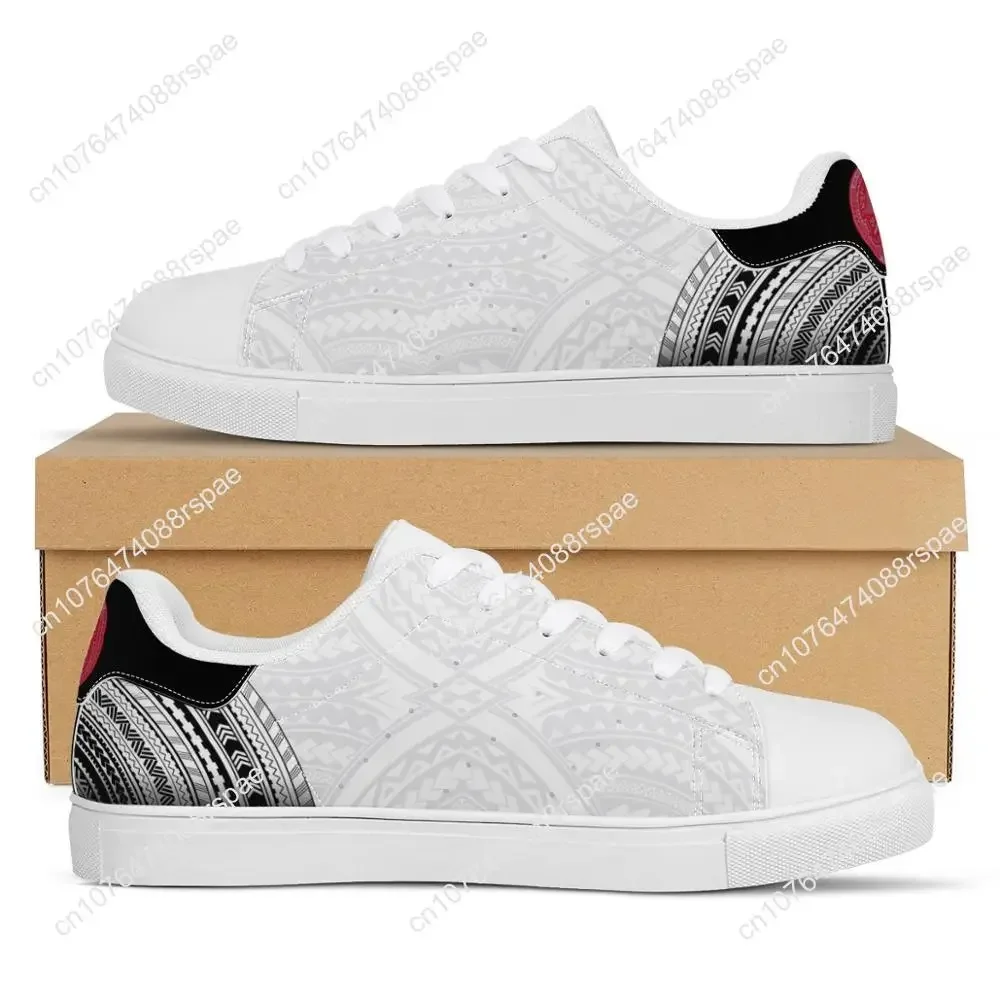 Polynesian Samoan Triboa Tribal Flat Sneaker para mulheres, Moda personalizada, Caminhada calçados esportivos, Tênis leves, Venda quente