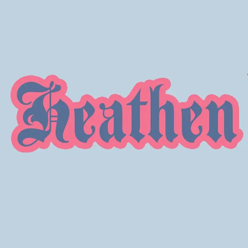 Personalized Custom Name Vinyl Sticker Gothic Font Double Layer Outline Waterproof Custom Text Decal For Tumbler Laptop Car Wate view 3