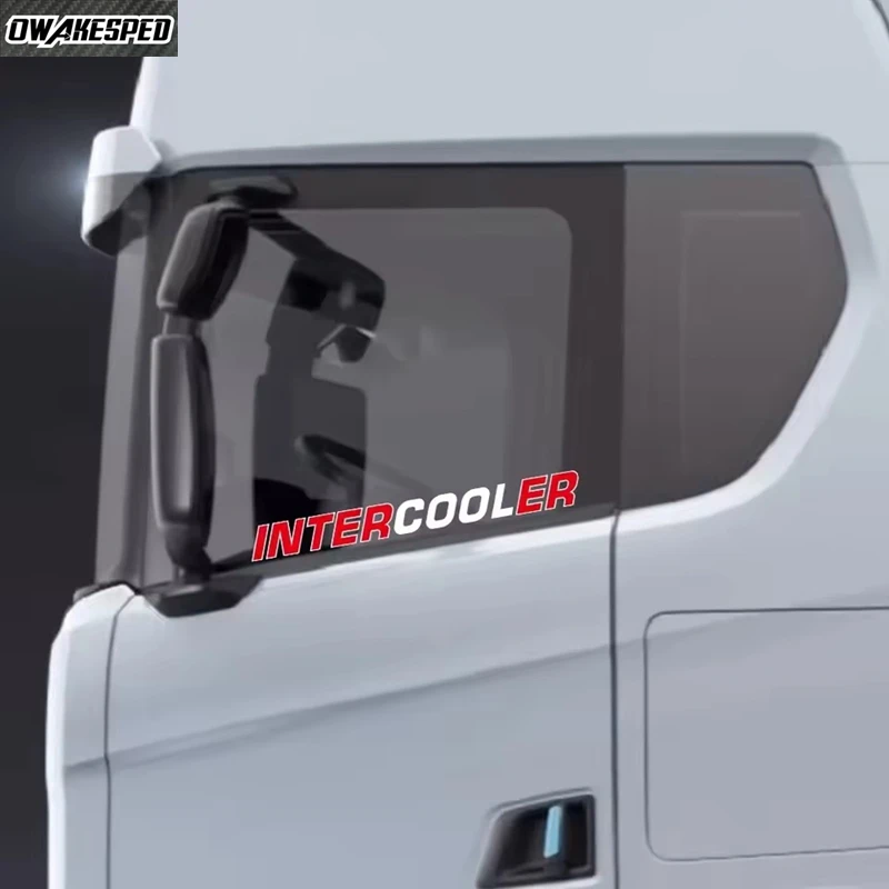 INTERCOOLER Creative Slogan Car Stickers Scratch Resistant Vinyl Decals Waterproof Auto Styling Decoration Stickers Accessories