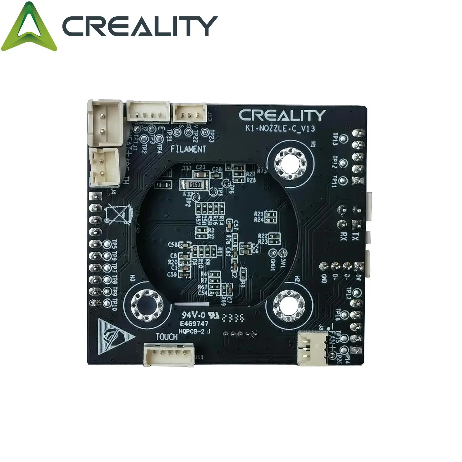 Oryginalny K1C PCBA_G_K1-MAX K1_T9_GD32F303CBT6 NOZZLE-C-V13 HQPCB-2 Adapter Board PCBA Breakout Module Akcesoria do drukarek 3D