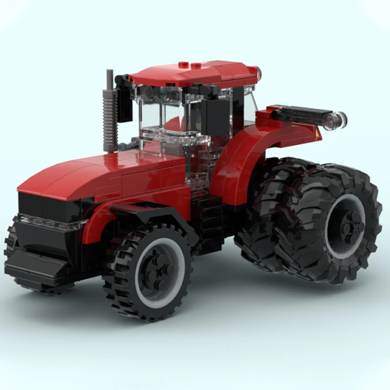 

262 шт. чехол MOC IH 245 Magnum, строительные блоки для тракторов, рождественский подарок, средства для распознавания геометрических форм, подходят для начинающих