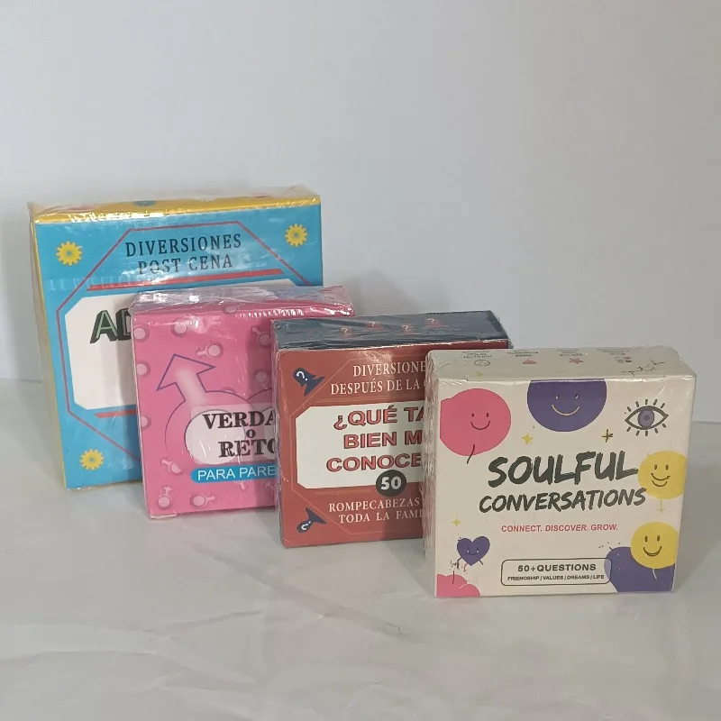 Soulful Conversations Question Card Game Deep Conversation Icebreaker Game For Friends Family Dinner Party Gathering Night