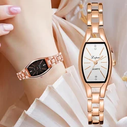 Lvpai-reloj de cuarzo minimalista para mujer, pulsera elegante con esfera pequeña, con diamantes, a la moda, novedad de 2023