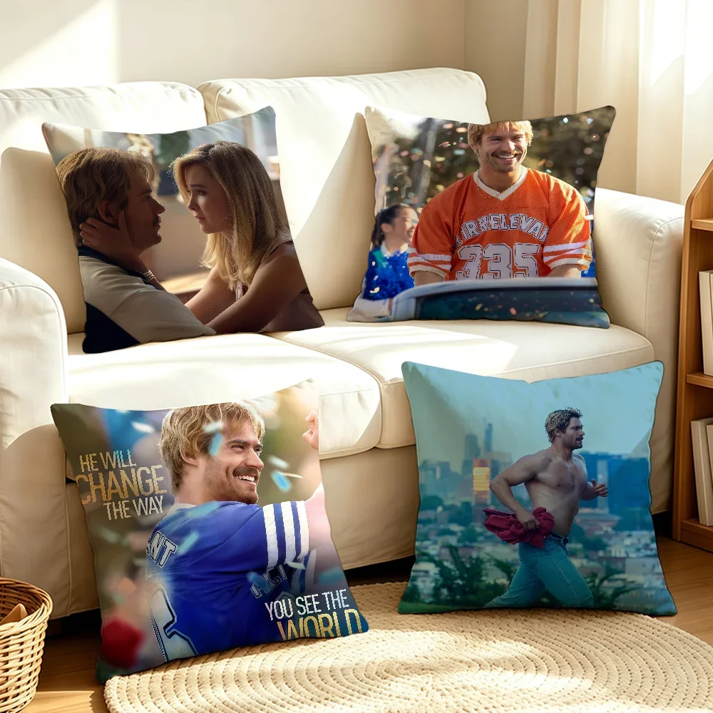 Movie Mr. I-Irrelevant-S cushion cover Soft Smooth Hidden Zipper Washable Decorative Couch Office Housewarming Gift