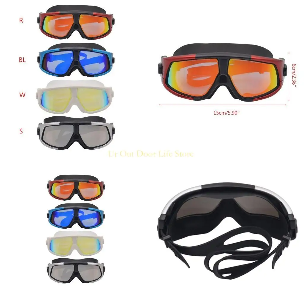 

77UF Swim Goggles Swimming Goggles Anti Fog No Leaking UV for Protection Wide View Swim Goggles For Women Men Adult Youth K