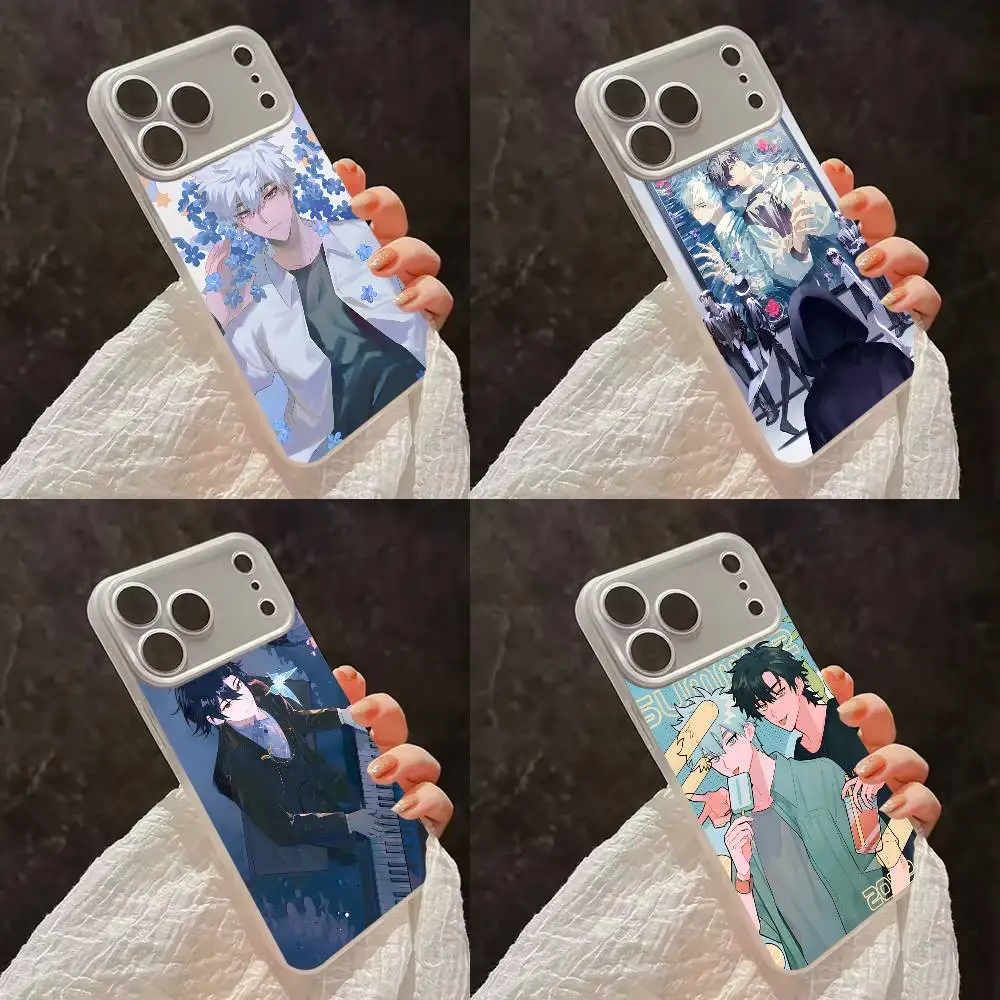 

Anime L-LinkS C-ClickS Phone Case For iPhone 17,16,15,14,13,12,11,Pro,Max,Plus,E,Air,Mini Magsafe Frosted Transparent