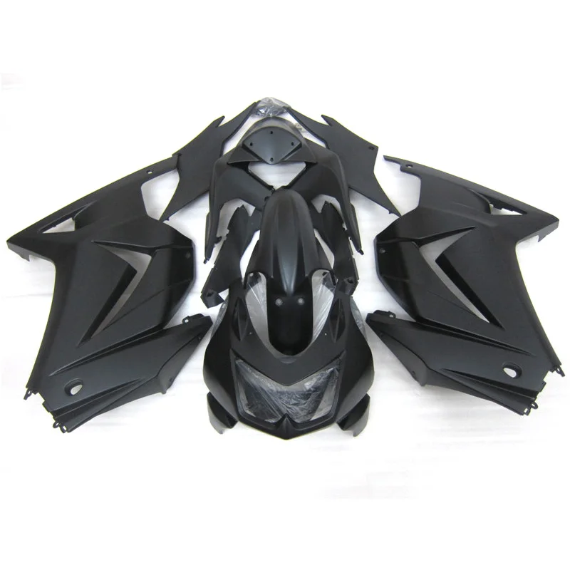 

Матовый черный литой мотоцикл для Kawasaki Ninja 250R, комплект обтекателей 2008-2012, комплект обтекателей 250r 08 09 11 12 ZM51