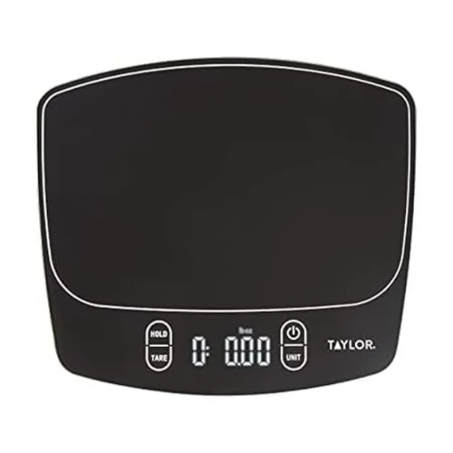 

Waterproof Digital Kitchen Scale 11 pounds Black