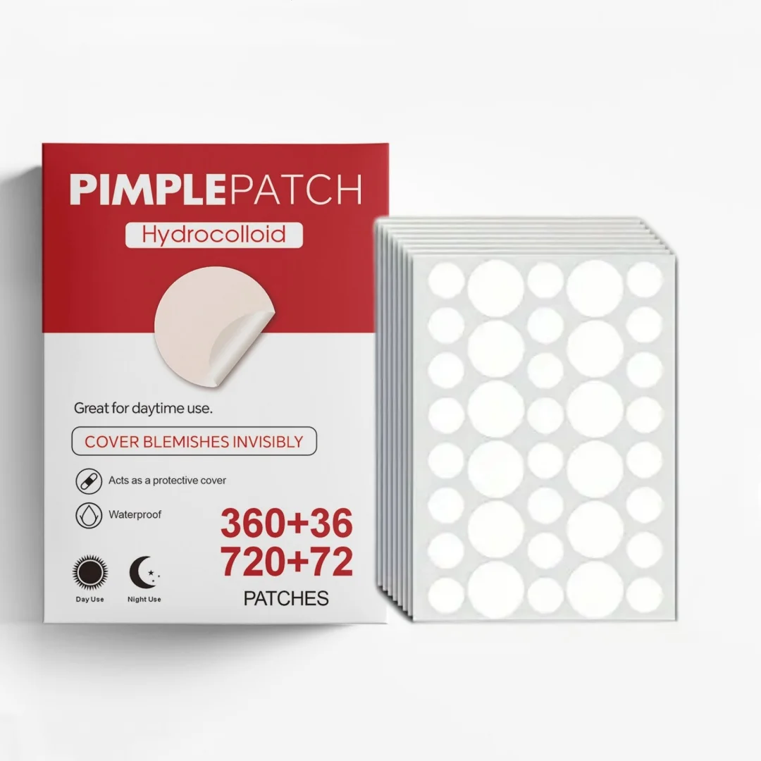 360 pieces of facial acne patches, concealer patches, pimples patches, ultra-thin invisible breathable hydrogel