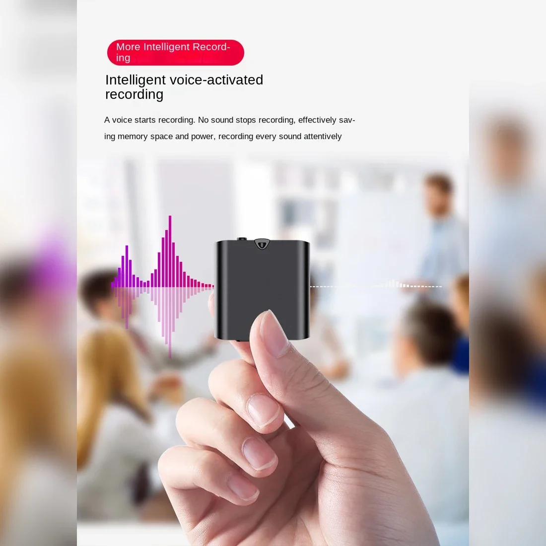 UltraThin Mini Sound Recorder Portable MP3 Player Small Voice Recorder For Children In Kindergarten Safety Espia Audio Recorder