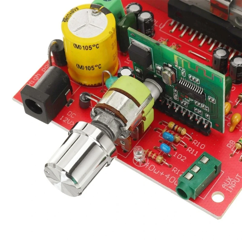 وحدة صوت لمكبرات الصوت المتوافقة مع البلوتوث 2 × 33 وات، رقاقة طاقة HA13135
