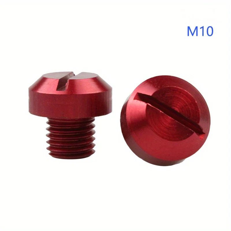 1 paar aluminium motorfiets achteruitkijkspiegel schroefdop M10 spiegelgat plug roestbestendig decoratieve gemodificeerde spiegelmontageschroef