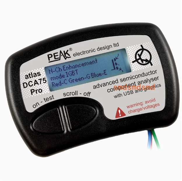 PEAK electronic component tester DCA75/DCA55 component analyzer, semiconductor device
