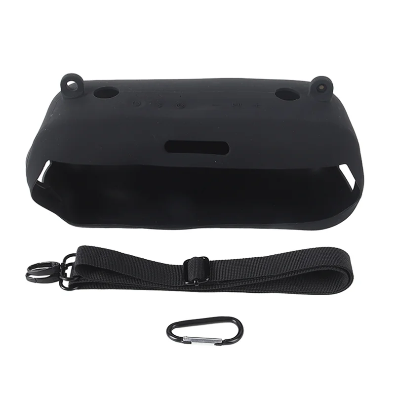 AA60-Shockproof Silicone Cover Case With Shoulder Strap For Bose Soundlink Max Speaker, Anti-Scratch Protective Pouch Bag